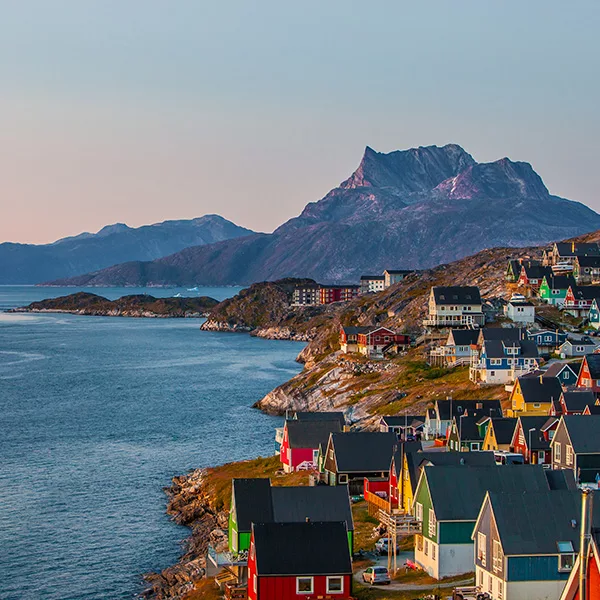 Color-coding houses in Greenland - 10 Ultimate Bucket List Destinations Revealed by Top Cruise Bloggers