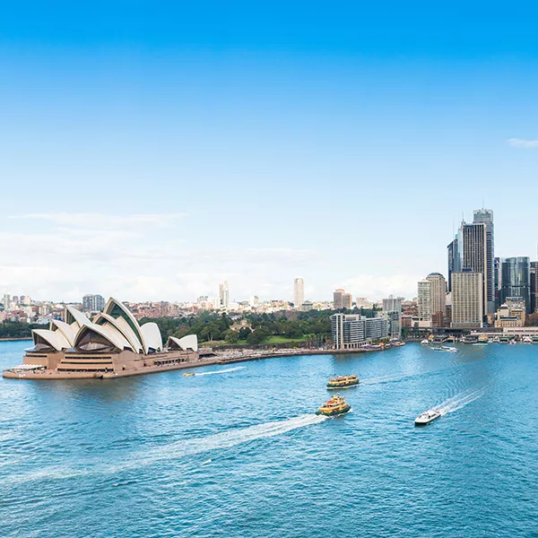 Blue Skies in at Sydney Harbour - 10 Ultimate Bucket List Destinations Revealed by Top Cruise Bloggers