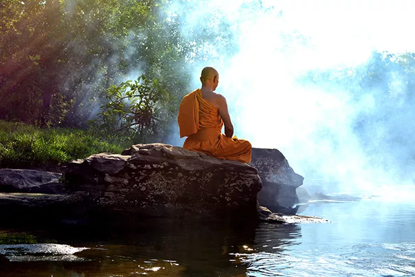 Oceania Cruises Meditating Monk