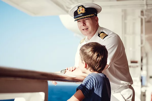 P&O Child with Captian