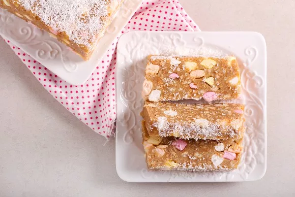 Lolly cake is a famous dish in New Zealand