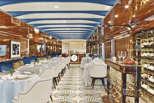 Artists impression of Seabourn's new resturant Solis